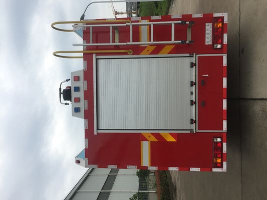Howo 4X2 Water Foam Fire Engine Truck With Double Cabin Multipurpose