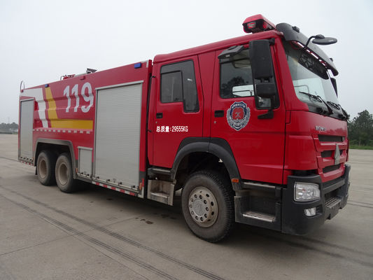 China GOEDE KWALITEIT HOWO 6*4 GROTE GROOTTE 17000L Water Schuim Fire Rescue Truck