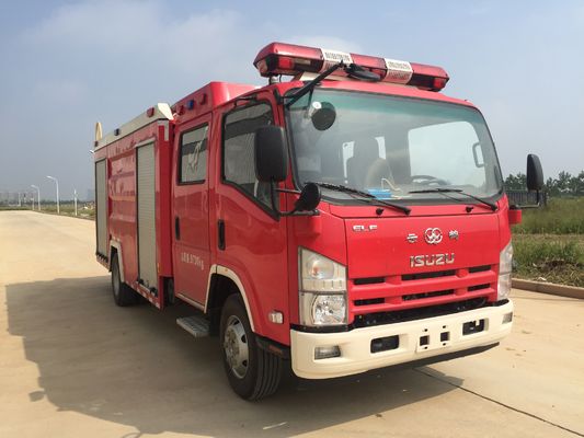 Mini 190 pk ISUZU 4X2 4000L brandweerwagen met schuim