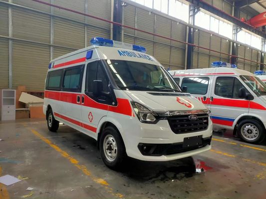 Diesel EHBO-ambulance met middendak voor ziekenhuispatiëntvervoer