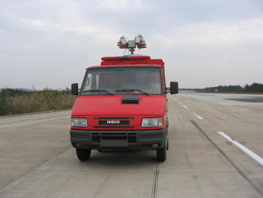 IVECO 95KW Mini Truck Brandweerwagen 4x2 Rode kleur voor brandbestrijding