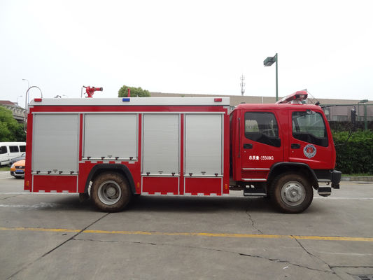 ISUZU Diesel Emergency Fire Truck , Rescue Fire Safety Vehicle 4x2