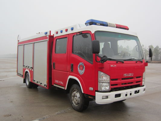 ISUZU 190HP Water Tank Fire Truck Mini 6 Wheel 4 Ton ISO9001 Certified