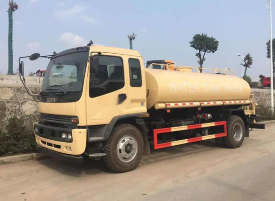 ISUZU FVR Water Transport Truck 13 Cubic 13 Tons Capacity For Engineering